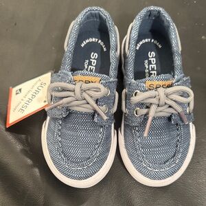 New Sperry Kids Navy Sneakers